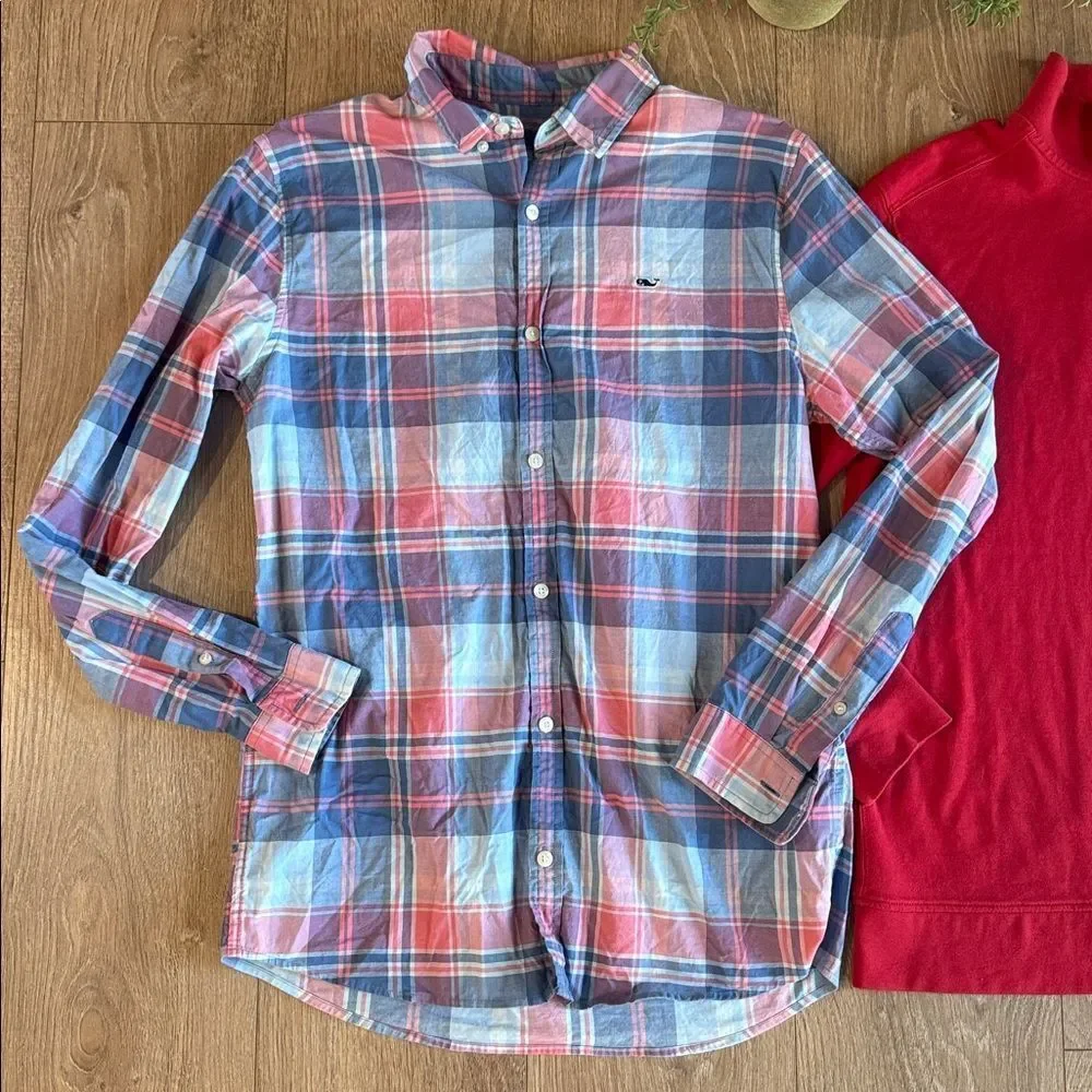 ((4 PIECE)) PREMIUM BUNDLE BOYS SZ 18 POLO RL VINEYARD VINES CREWCUTS JANIE&JACK